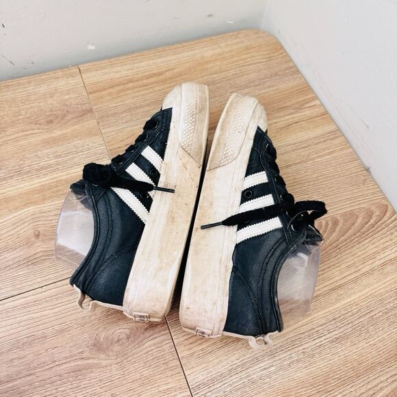 Adidas Nissa Platform Black And White Sneakers Men’s Size 6.5 main image 7